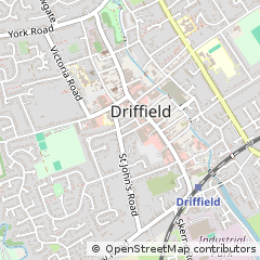 Map of Driffield, North Humberside