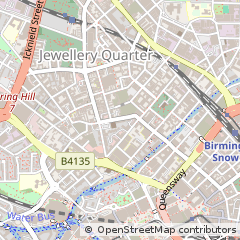 Map of Birmingham, West Midlands