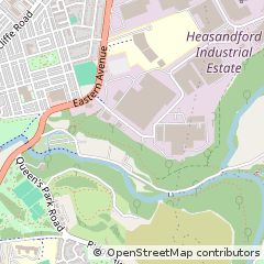 Map of Burnley, Lancashire