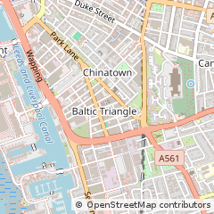 Map of Liverpool, Merseyside