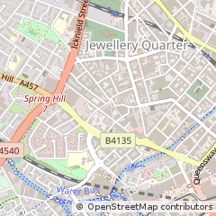 Map of Birmingham, West Midlands
