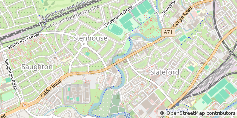 Map of Edinburgh, Midlothian