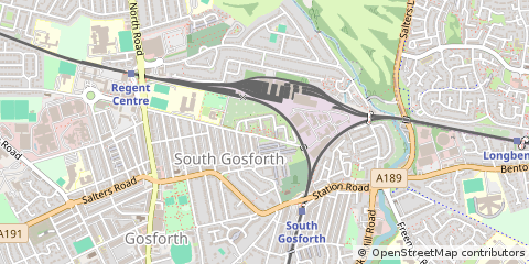 Map of Newcastle Upon Tyne