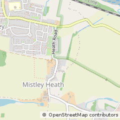 Map of Manningtree, Essex