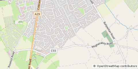 Map of Portrush, County Antrim