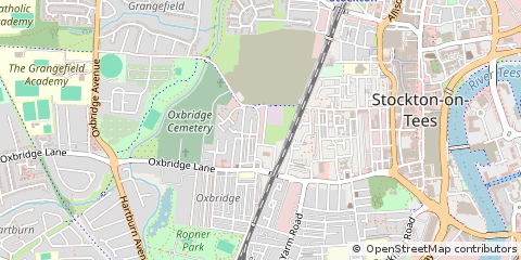 Map of Stockton-on-Tees