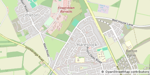 Map of Winchester