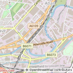 Map of Sheffield