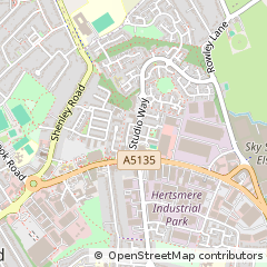 Map of Borehamwood