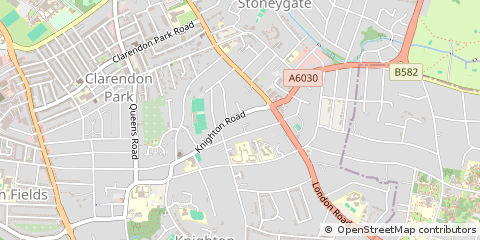 Map of Leicester