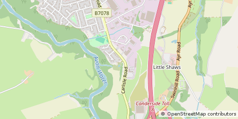 Map of Larkhall