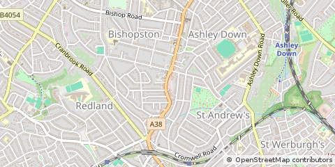 Map of Bristol, Avon
