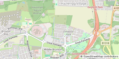 Map of Newcastle Upon Tyne