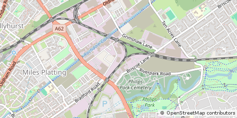 Map of Manchester
