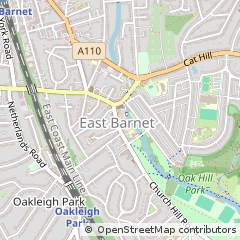 Map of Barnet