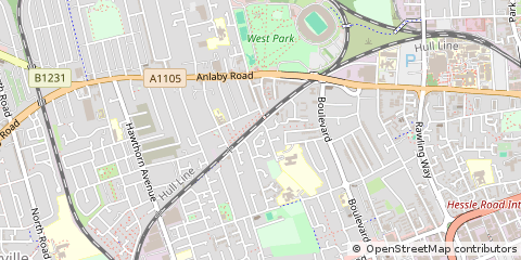 Map of Hull