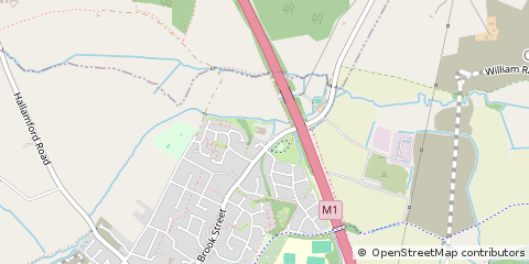 Map of Loughborough, Leicestershire