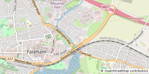 Map of Fareham
