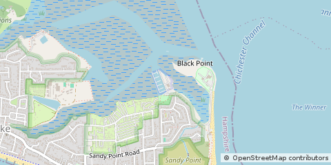 Map of Hayling Island