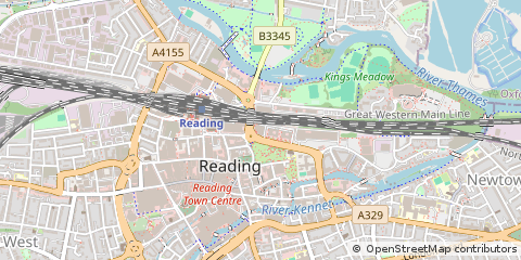 Map of Reading