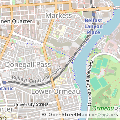 Map of Belfast, County Antrim