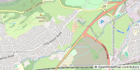Map of Bristol, N Somerset