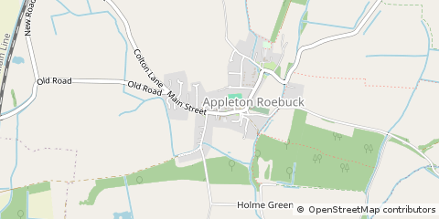 Map of York, North Yorkshire