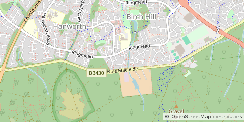 Map of Bracknell, Berkshire