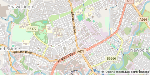 Map of Rochdale