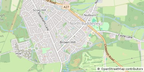 Map of Southampton, Hampshire