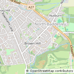 Map of Southampton, Hampshire