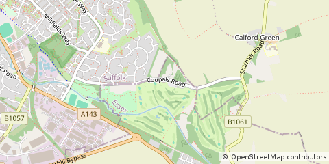 Map of Haverhill, Suffolk