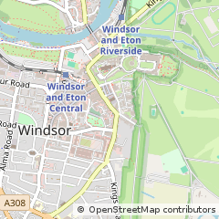 Map of Windsor, Berkshire