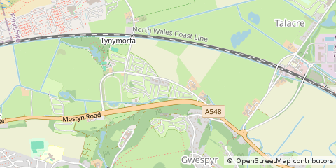 Map of Holywell