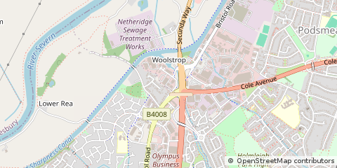 Map of London, Gloucestershire