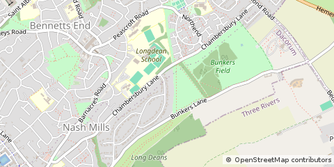 Map of Hemel Hempstead
