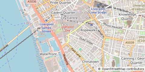 Map of Liverpool