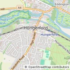 Map of Hungerford, Berkshire
