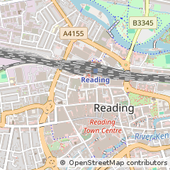 Map of Reading, Berkshire