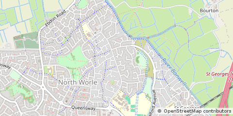 Map of Weston-Super-Mare
