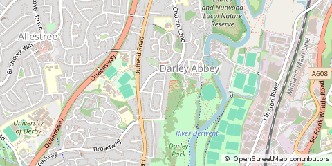 Map of Derby