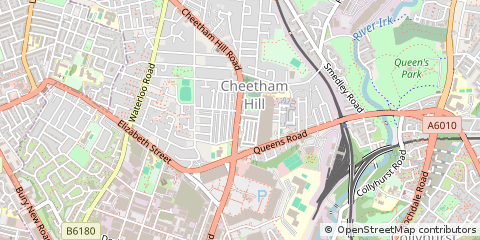 Map of Manchester