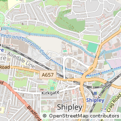 Map of Shipley, West Yorkshire