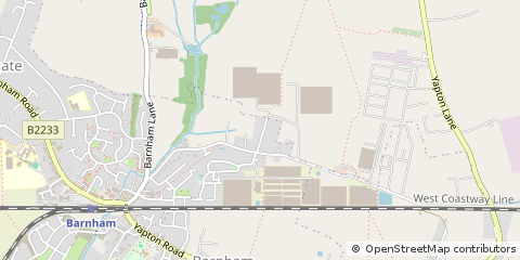 Map of Bognor Regis, West Sussex