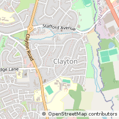 Map of Newcastle Under Lyme