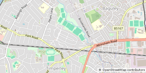 Map of Altrincham