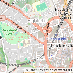 Map of Huddersfield