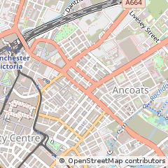 Map of Manchester