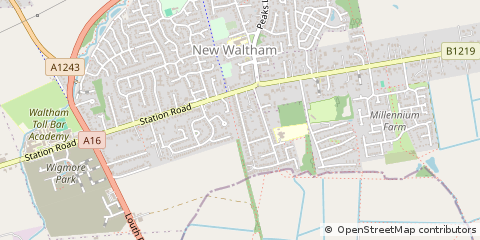 Map of Grimsby, North East Lincs