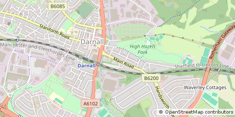 Map of Sheffield